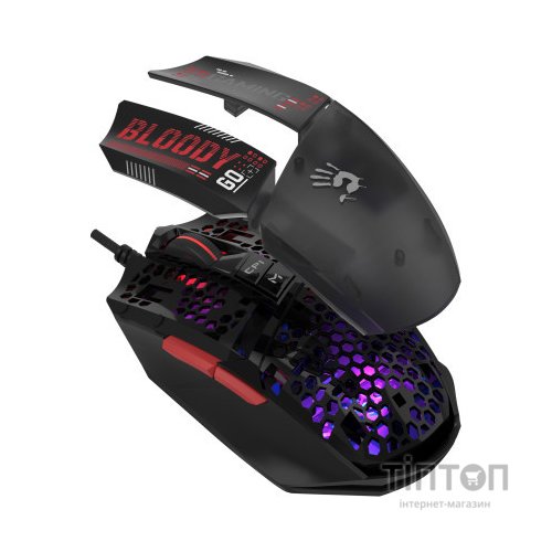 Мишка A4Tech Bloody W60 Max Mini RGB Activated USB Honeycomb (Bloody W60 Max Mini Honeycomb)