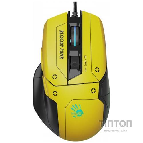 Мишка A4Tech Bloody W70 Max Punk Yellow