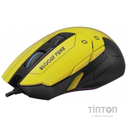 Мишка A4Tech Bloody W70 Max Punk Yellow