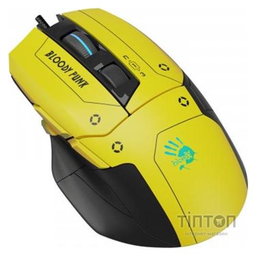 Мишка A4Tech Bloody W70 Max Punk Yellow