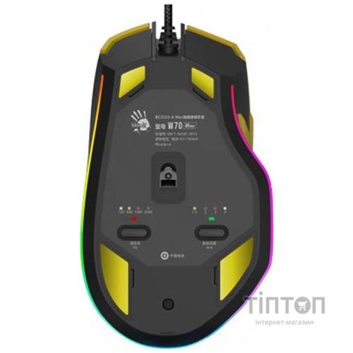 Мишка A4Tech Bloody W70 Max Punk Yellow