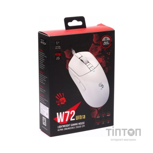Мишка A4Tech Bloody W72 Ultra USB White (4711421001298)