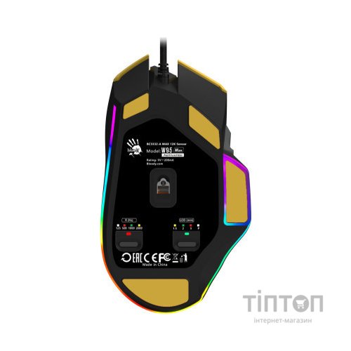 Мишка A4Tech Bloody W95 Max RGB Activated USB Sports Lime (Bloody W95 Max Sports Lime)
