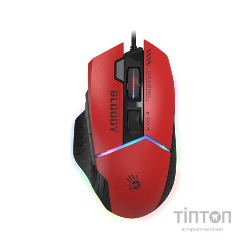 Мишка A4Tech Bloody W95 Max RGB Activated USB Sports Red (Bloody W95 Max Sports Red)