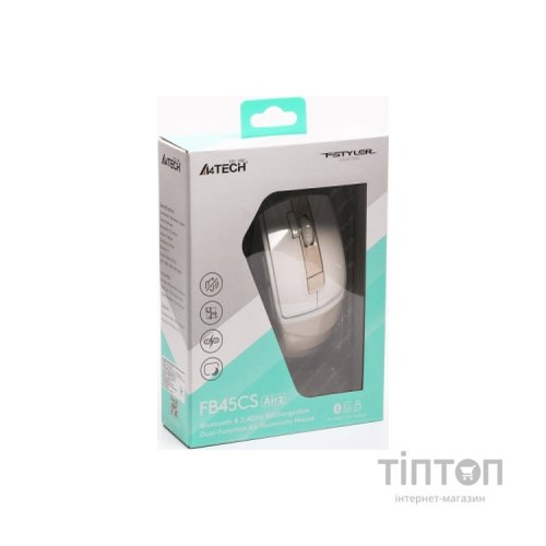 Мишка A4Tech FB45CS Air2 Bluetooth/Wireless Cream Beige (4711421999441)