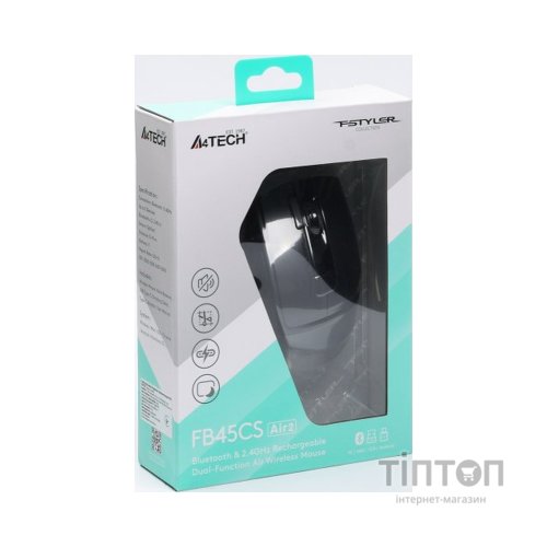 Мишка A4Tech FB45CS Air2 Wireless/Bluetooth Stone Grey (4711421999304)