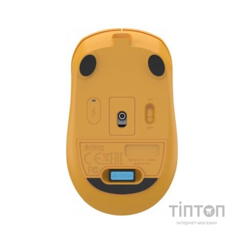Мишка A4Tech FG15CS Air2 Wireless Yellow (4711421001236)