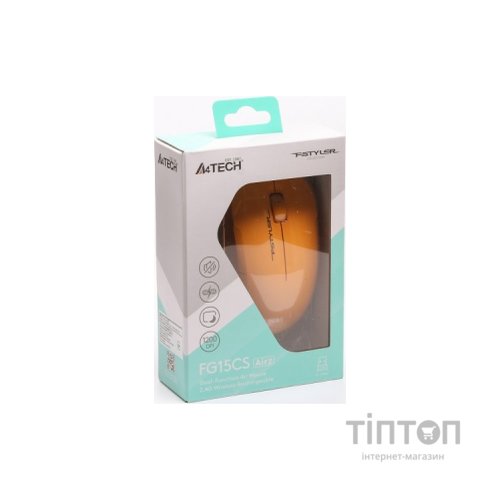 Мишка A4Tech FG15CS Air2 Wireless Yellow (4711421001236)