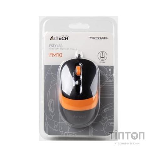 Мишка A4Tech FM10 Orange