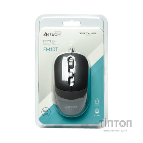 Мишка A4Tech FM10T USB Grey (4711421990066)