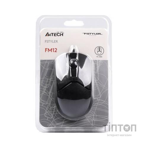 Мишка A4Tech FM12 Black