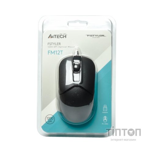 Мишка A4Tech FM12T USB Black (4711421990202)