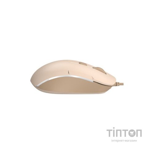 Мишка A4Tech FM26 USB Cafe Latte (4711421991391)