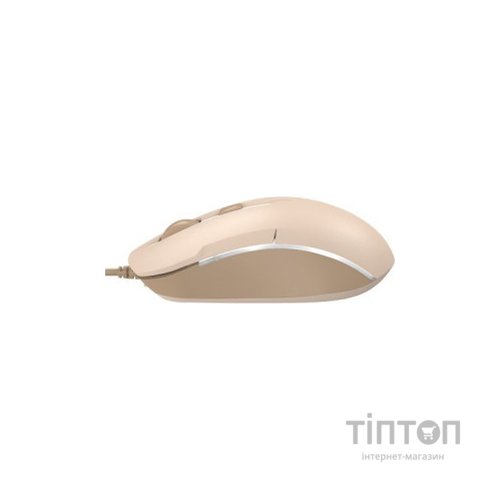 Мишка A4Tech FM26 USB Cafe Latte (4711421991391)