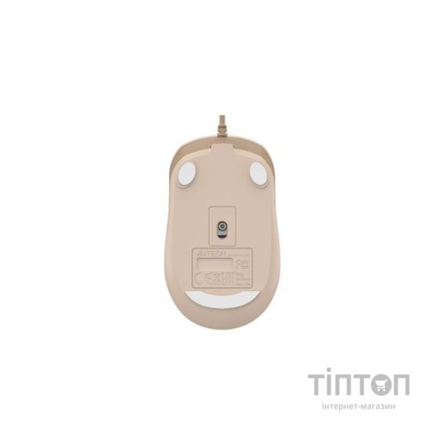 Мишка A4Tech FM26S USB Cafe Latte (4711421993494)