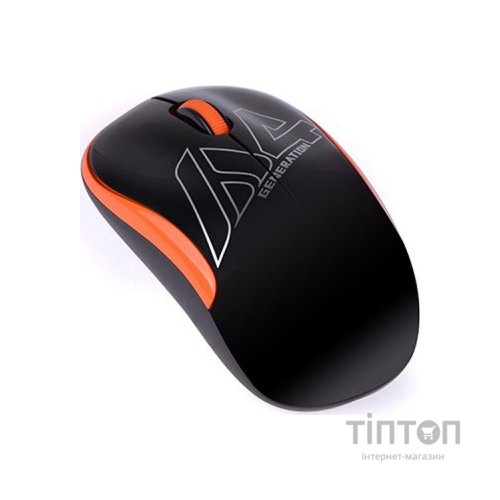 Мишка A4Tech G3-300N Black+Orange