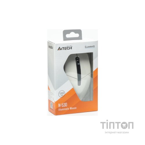 Мишка A4Tech N-530 USB White (4711421987479)