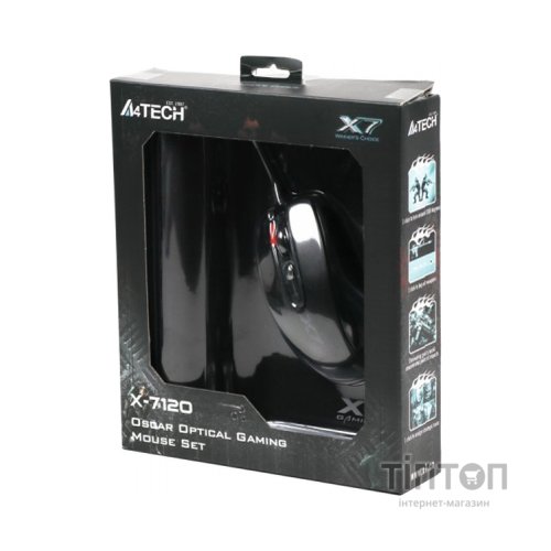 Мишка A4Tech X-7120 Black