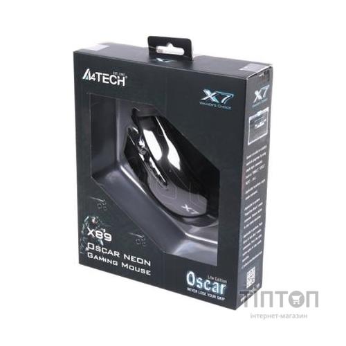 Мишка A4Tech X89 Black