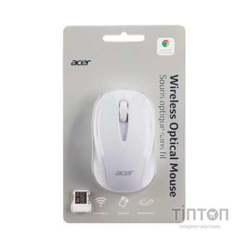 Мишка Acer Optical Wireless White (GP.MCE11.00Y)