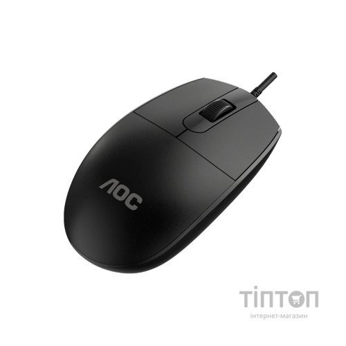Мишка AOC MS100B USB Black (MS100B/LA)