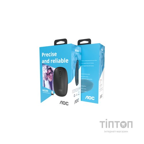 Мишка AOC MS200B Wireless Black (MS200B/LA)