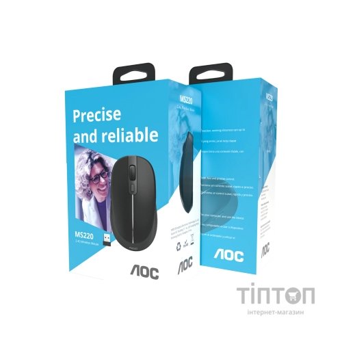 Мишка AOC MS220B Wireless Black (MS220B/LA)