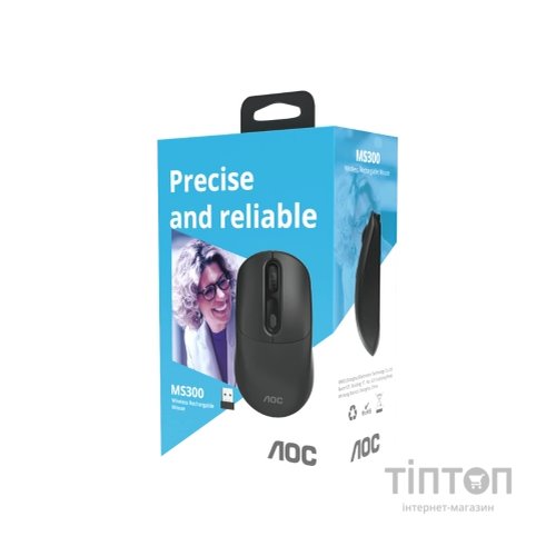 Мишка AOC MS300B Wireless/Bluetooth Black (MS300B/LA)