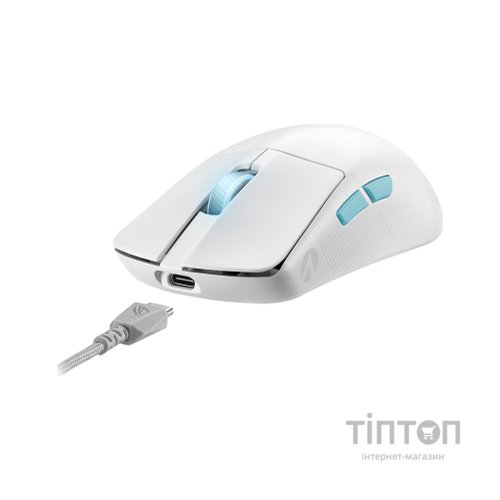 Мишка ASUS ROG Harpe Ace Aim Lab Edition Wireless/USB White (90MP02W0-BMUA10)