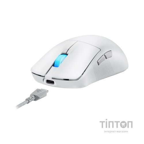 Мишка ASUS ROG Harpe Ace Mini Wireless/Bluetooth/USB White (90MP03Z0-BMUA10)