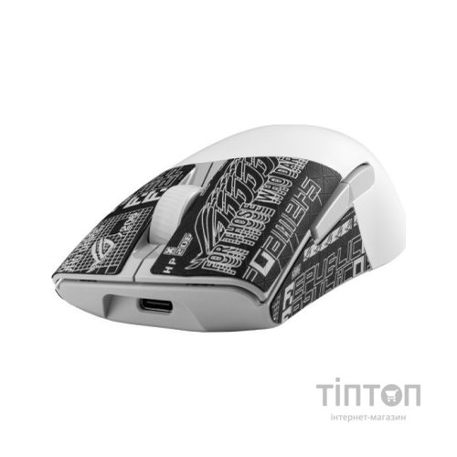 Мишка ASUS ROG Keris Aimpoint Bluetooth/Wireless White (90MP02V0-BMUA10)