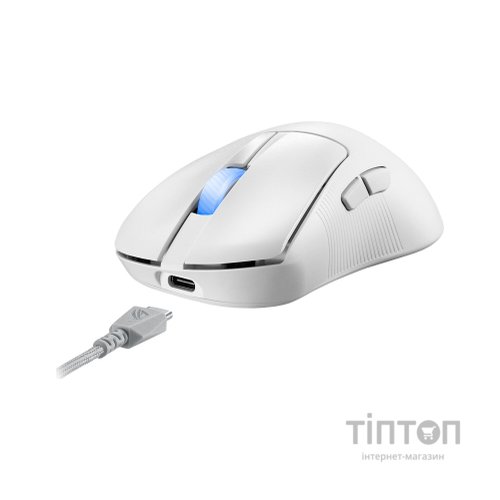 Мишка ASUS ROG Keris II WL ACE Wireless/Bluetooth/USB White (90MP03N0-BMUA10)