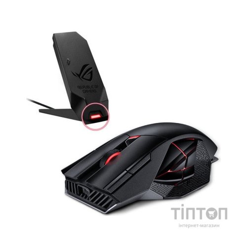 Мишка ASUS Rog Spatha X Wireless/USB Black (90MP0220-BMUA00)