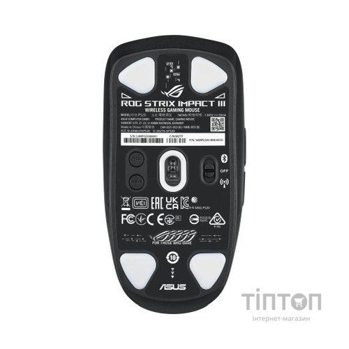 Мишка ASUS ROG Strix Impact III Wireless/Bluetooth Black (90MP03D0-BMUA00)
