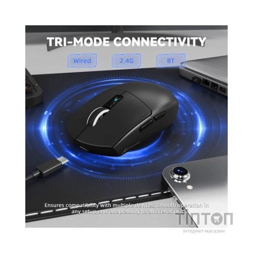 Мишка Attack Shark G3 PRO Wireless/Bluetooth Black (G3PROB_AS)