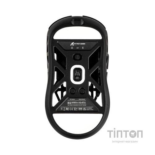 Мишка Attack Shark R2 Wireless/Bluetooth Black (R2B_AS)