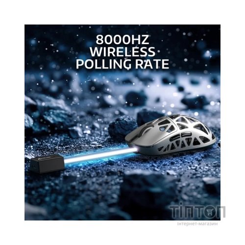 Мишка Attack Shark R2 Wireless/Bluetooth Silver Gray (R2SGR_AS)