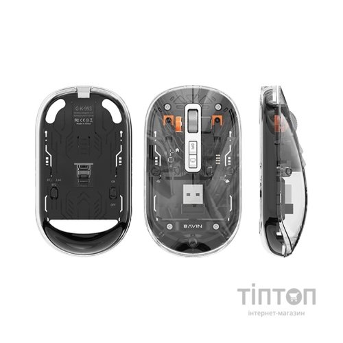 Мишка BAVIN G-K-993 Wireless/Bluetooth Black (G-K-993-BK)