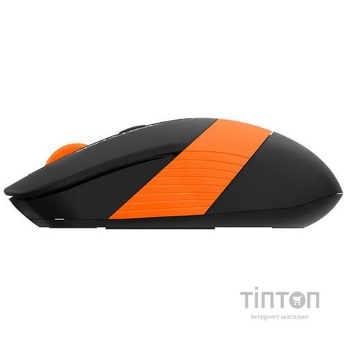 Мишка бездротова A4-Tech Fstyler FG10, 4 кн., 2000 dpi, чорно-помаранчева
