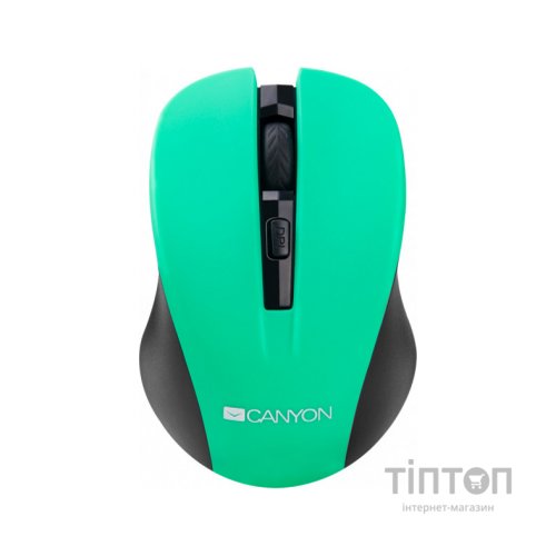 Мишка Canyon CNE-CMSW1GR Wireless Black-Green (CNE-CMSW1GR)