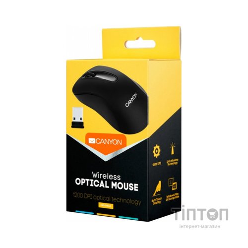 Мишка Canyon CNE-CMSW2 Wireless Black (CNE-CMSW2)