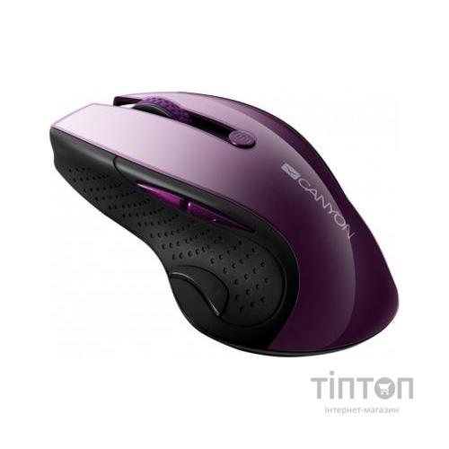 Мишка Canyon CNS-CMSW01P Wireless Purple/Black (CNS-CMSW01P)
