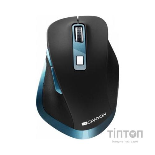 Мишка Canyon CNS-CMSW14DG Wireless Black-Blue (CNS-CMSW14DG)