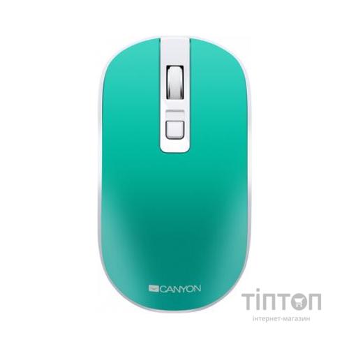 Мишка Canyon CNS-CMSW18A Wireless White-Green (CNS-CMSW18A)