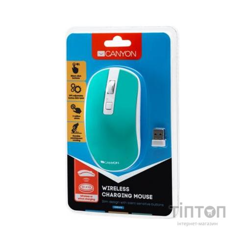 Мишка Canyon CNS-CMSW18A Wireless White-Green (CNS-CMSW18A)