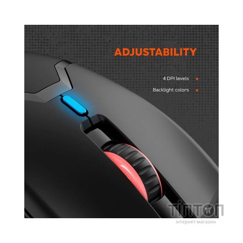 Мишка Canyon GM-116 Carver USB Black (CND-SGM116)