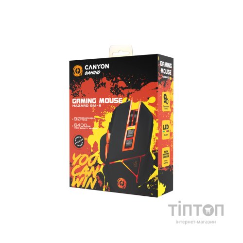 Мишка Canyon GM-6 USB Black (CND-SGM6N)