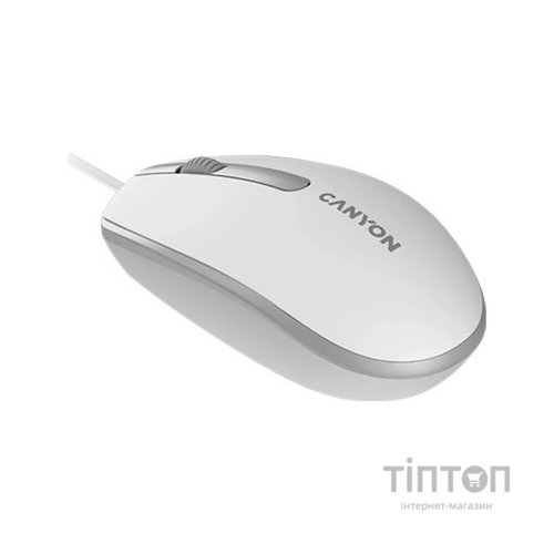 Мишка Canyon M-10 USB White Grey (CNE-CMS10WG)