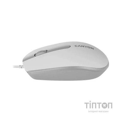 Мишка Canyon M-10 USB White Grey (CNE-CMS10WG)