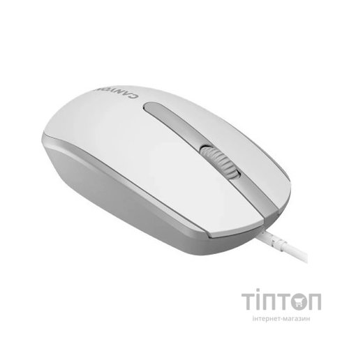 Мишка Canyon M-10 USB White Grey (CNE-CMS10WG)